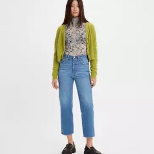 Levis Ribcage Straight Medium Wash Women's Jean